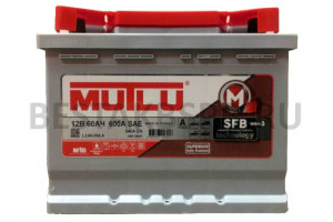 Аккумулятор MUTLU 60 А/ч LB2.60.054.A