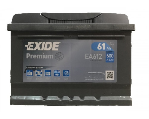 Аккумулятор Exide Premium EA612