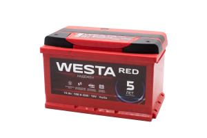 Аккумулятор WESTA RED Premium L3 75L